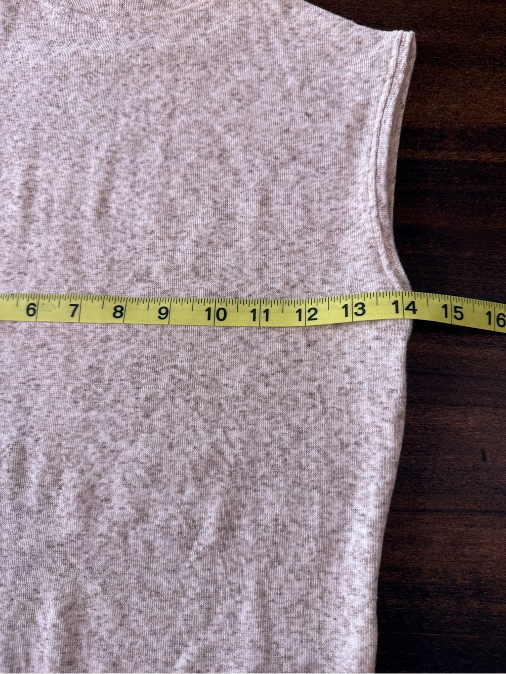 Zara Sleeveless Beige Heathered Mock Neck Bodysuit - Picture 6 of 6